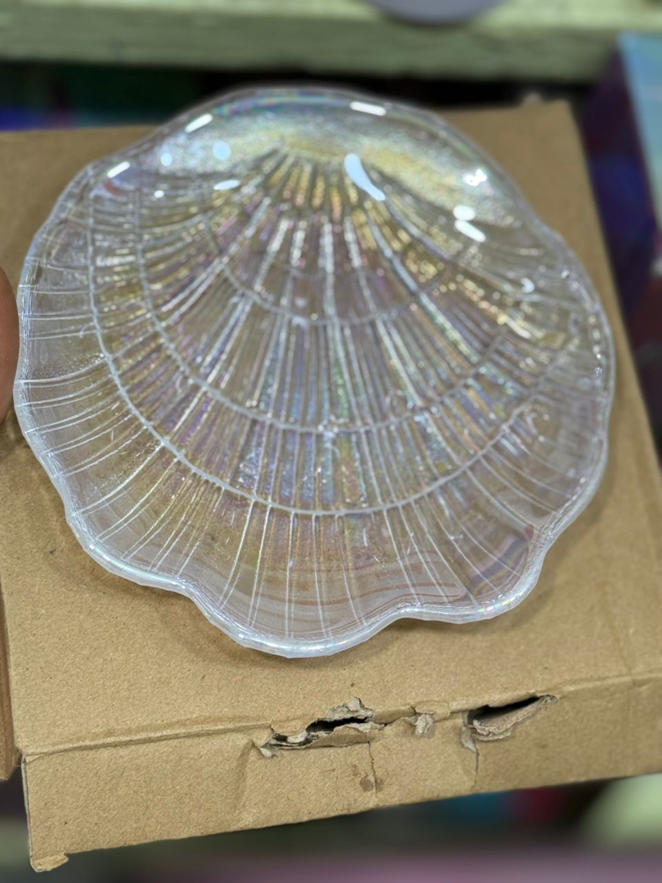 Mixing plate for gel polish