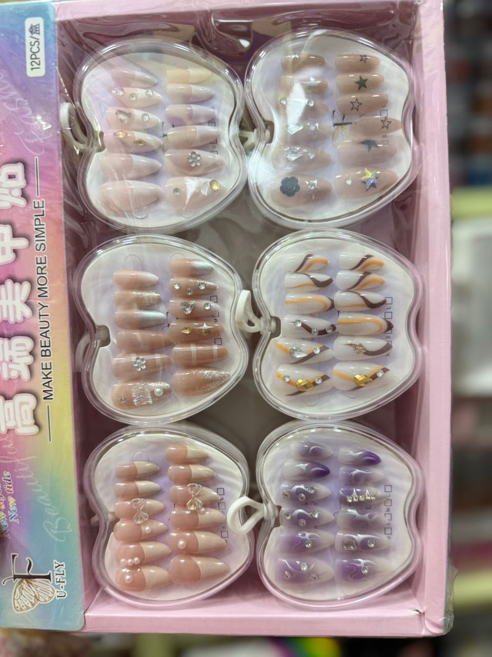 Stick on nails