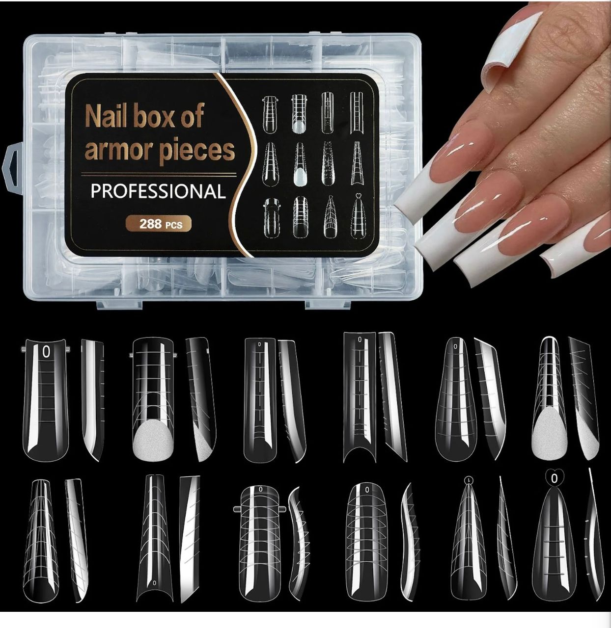 Poly gel nails forms