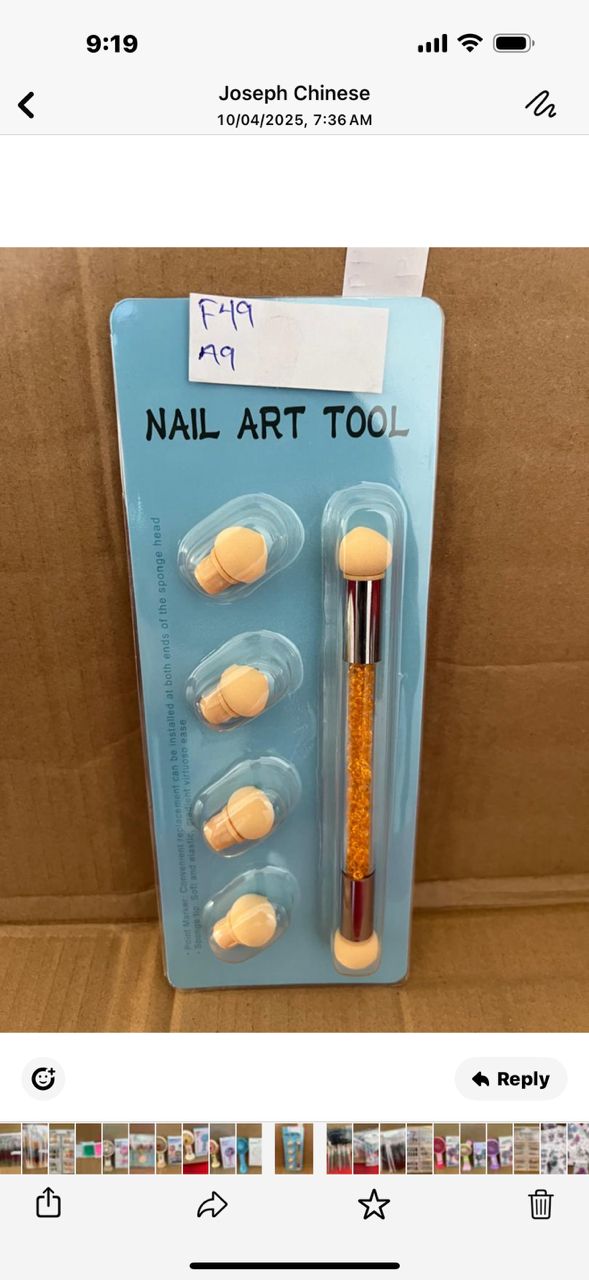 Nails pigment brush