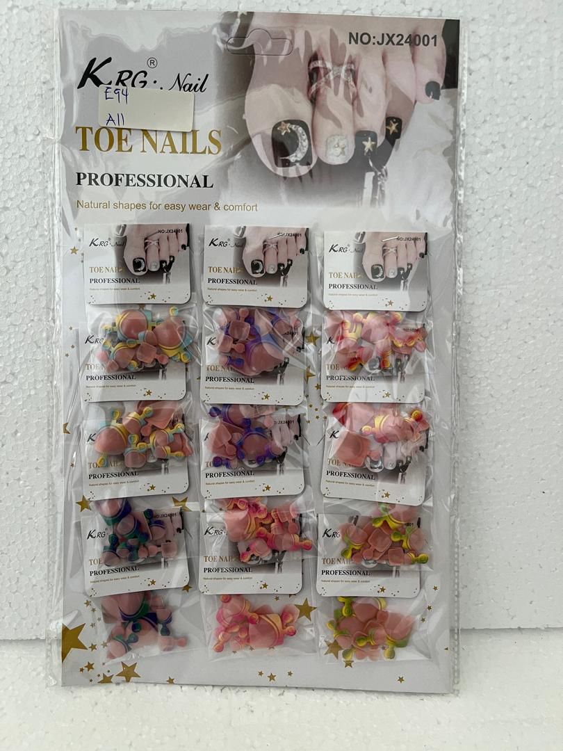 Stick on nails, indefferent designs
