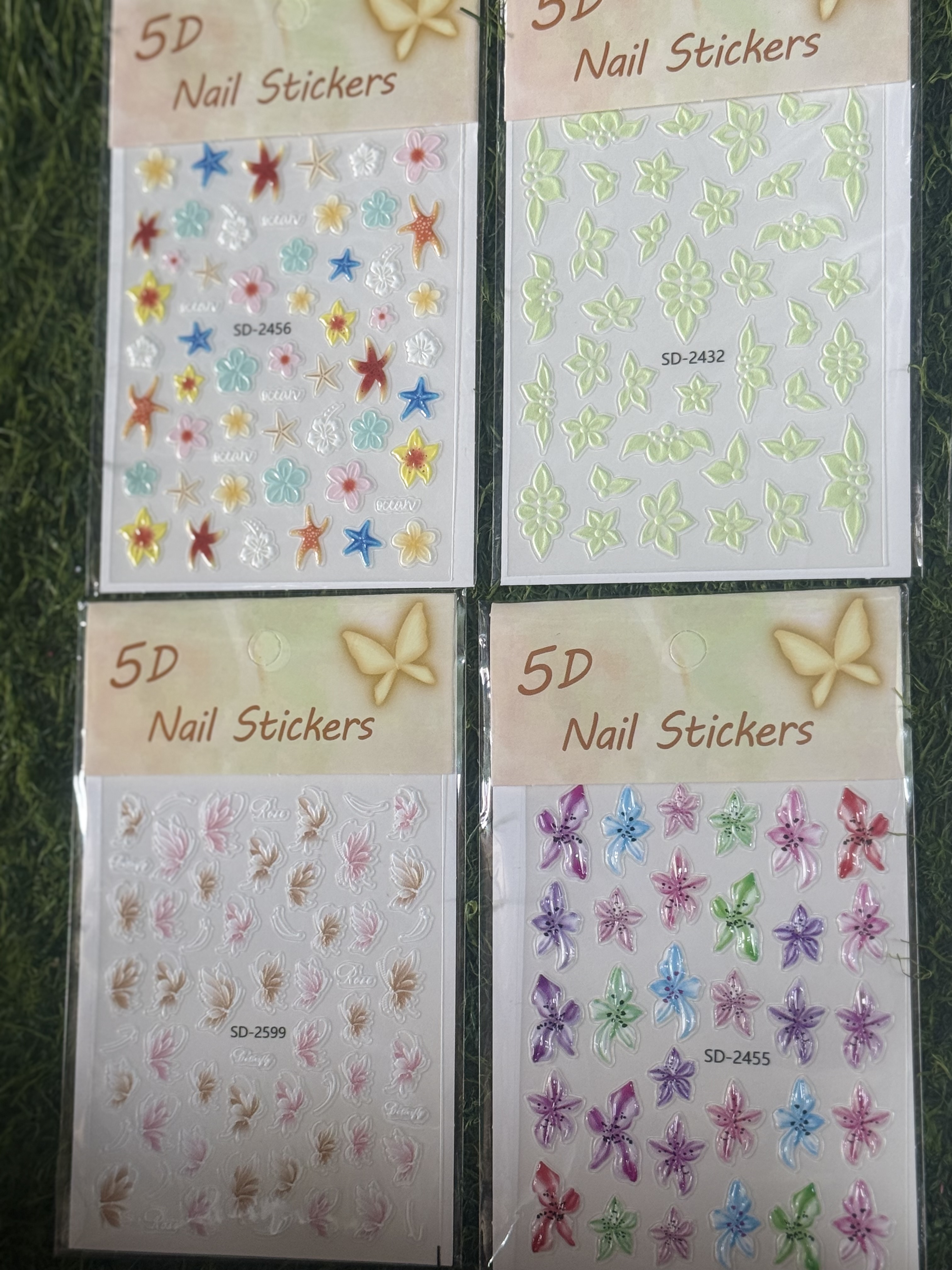 5D nails sticker