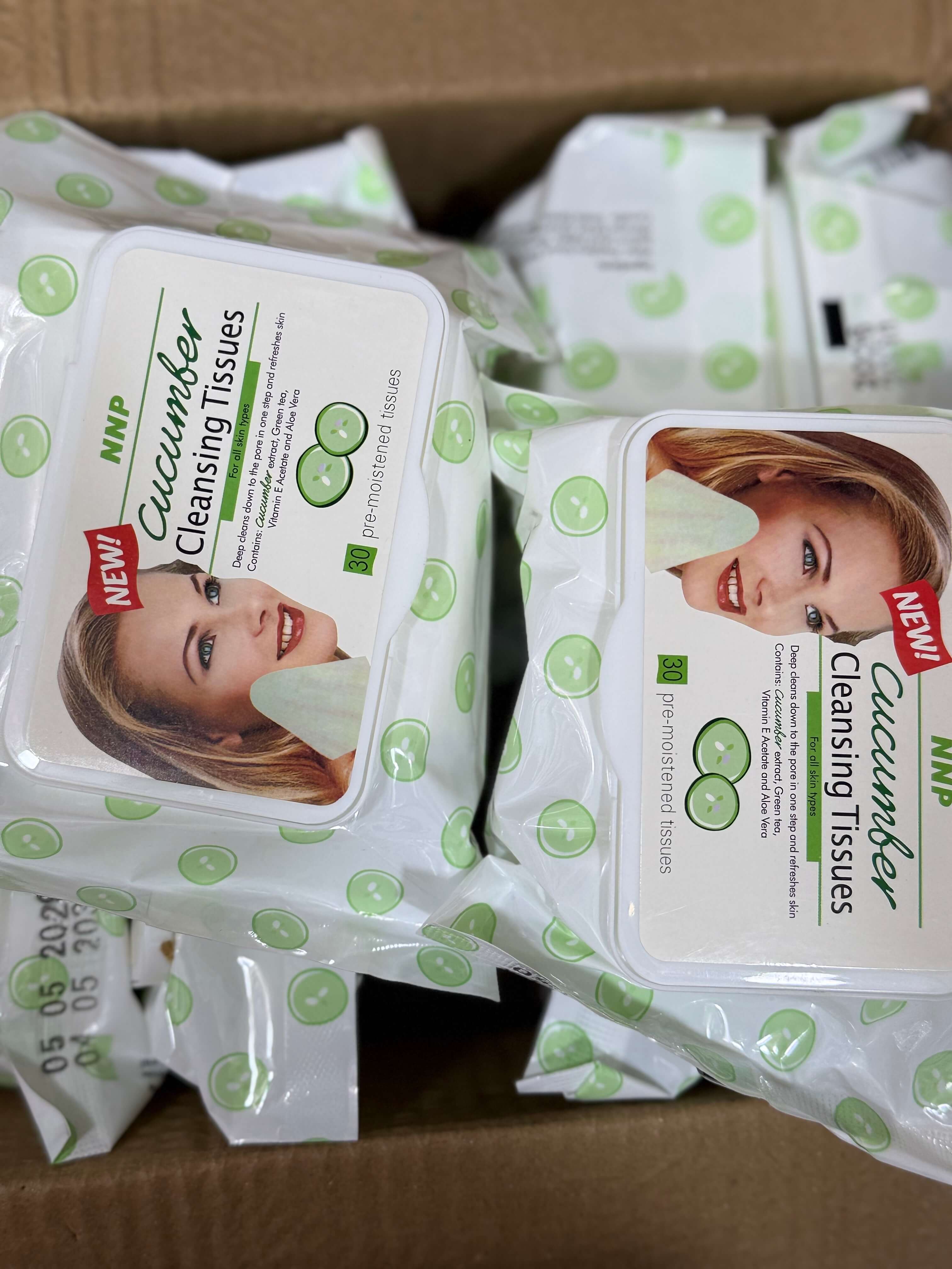 Cucumber wipes