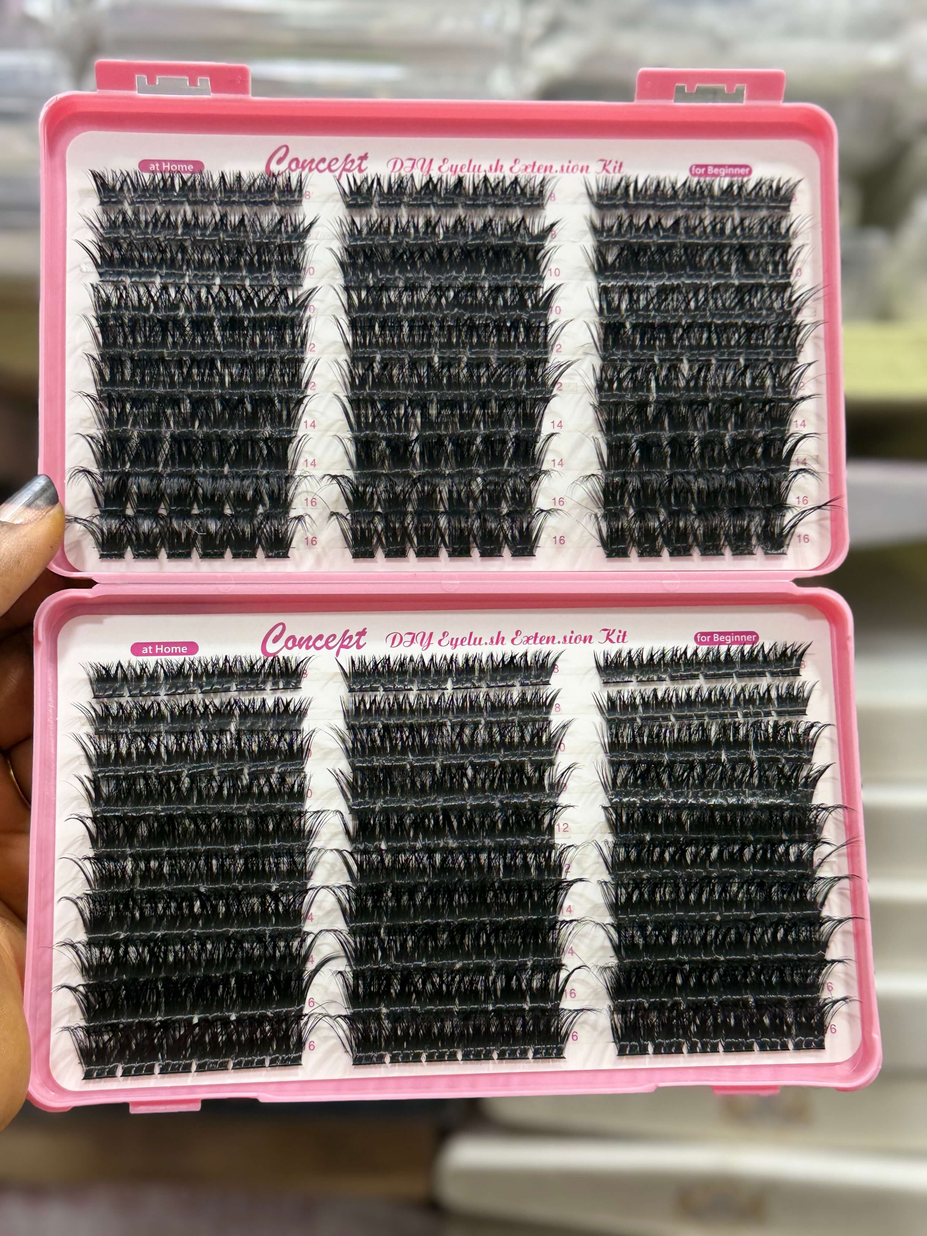 Cluster lash book