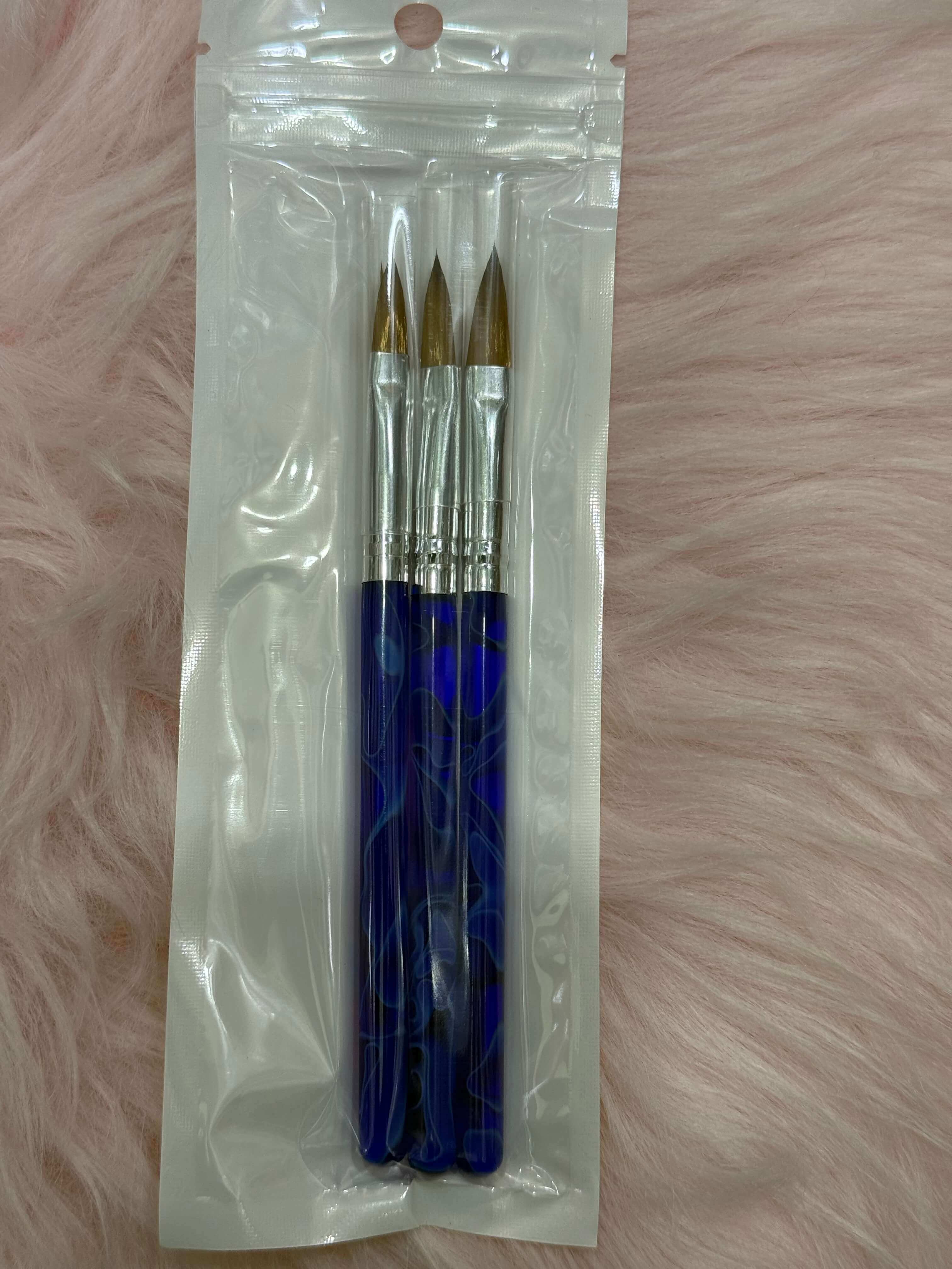 3D nails brush set