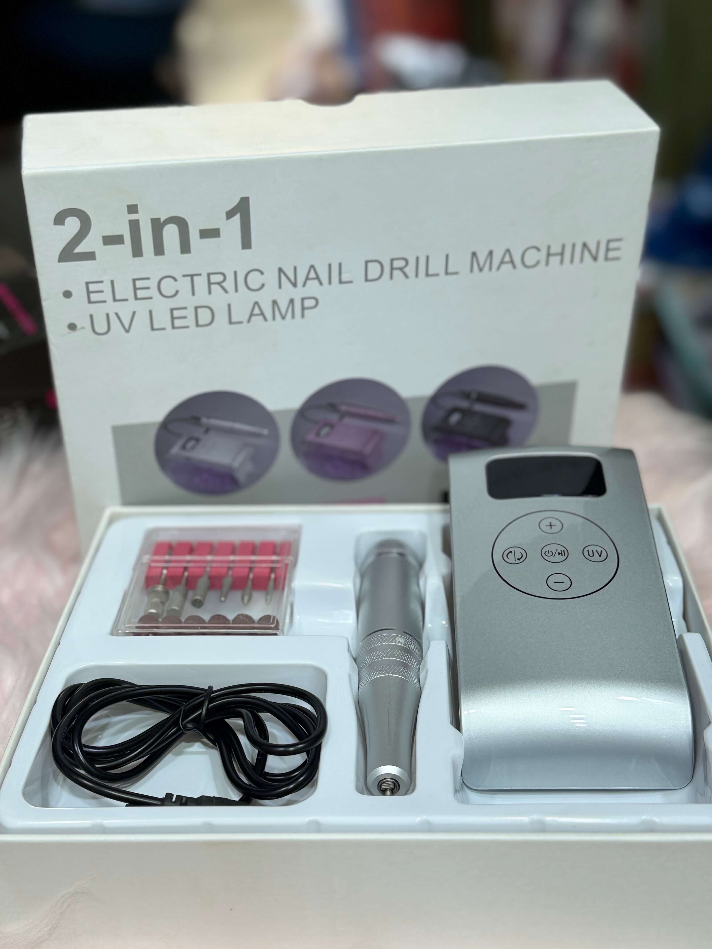 Uvlamp/armrest/ drill machine