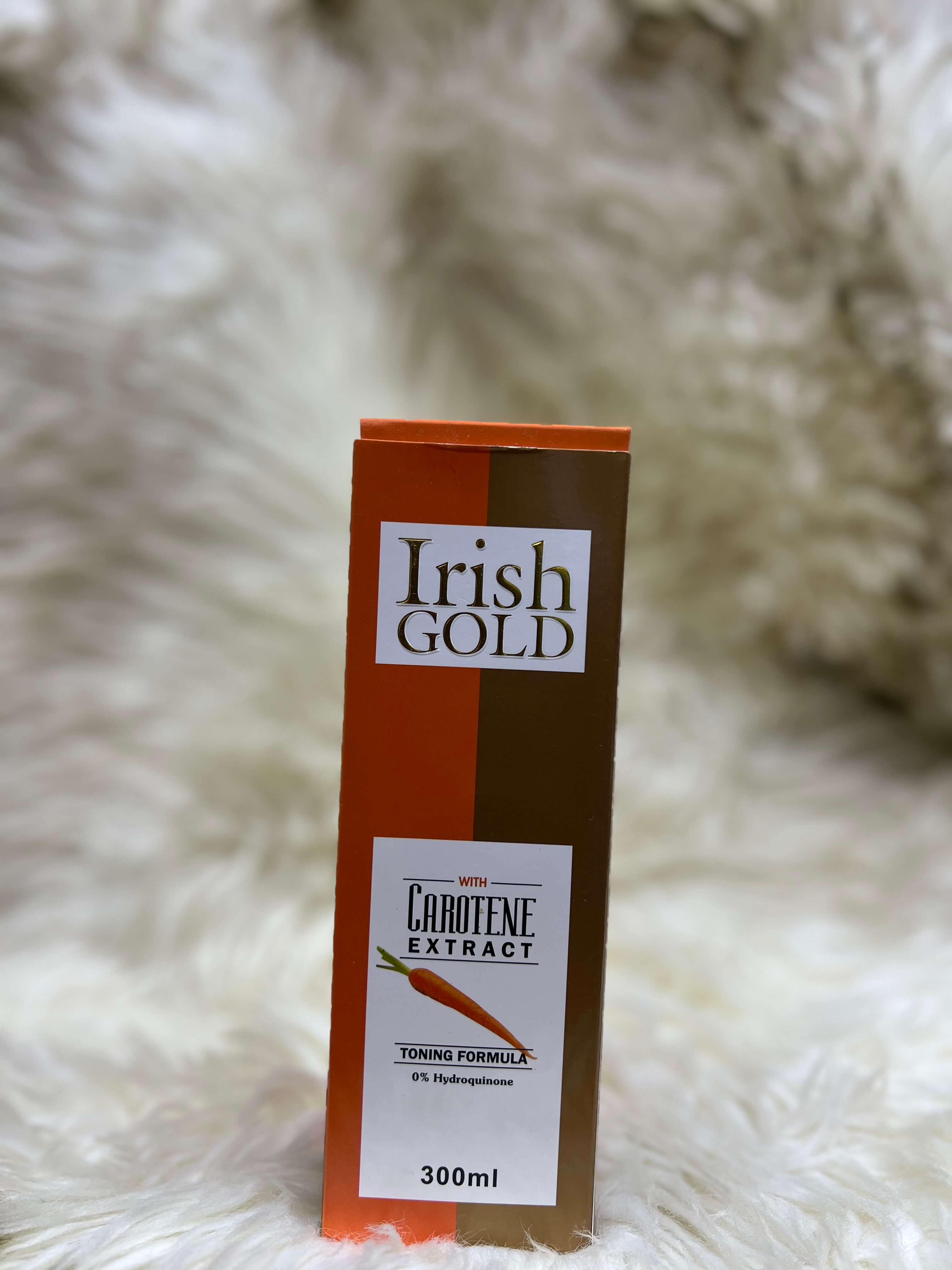 Irish Gold lotion carrot