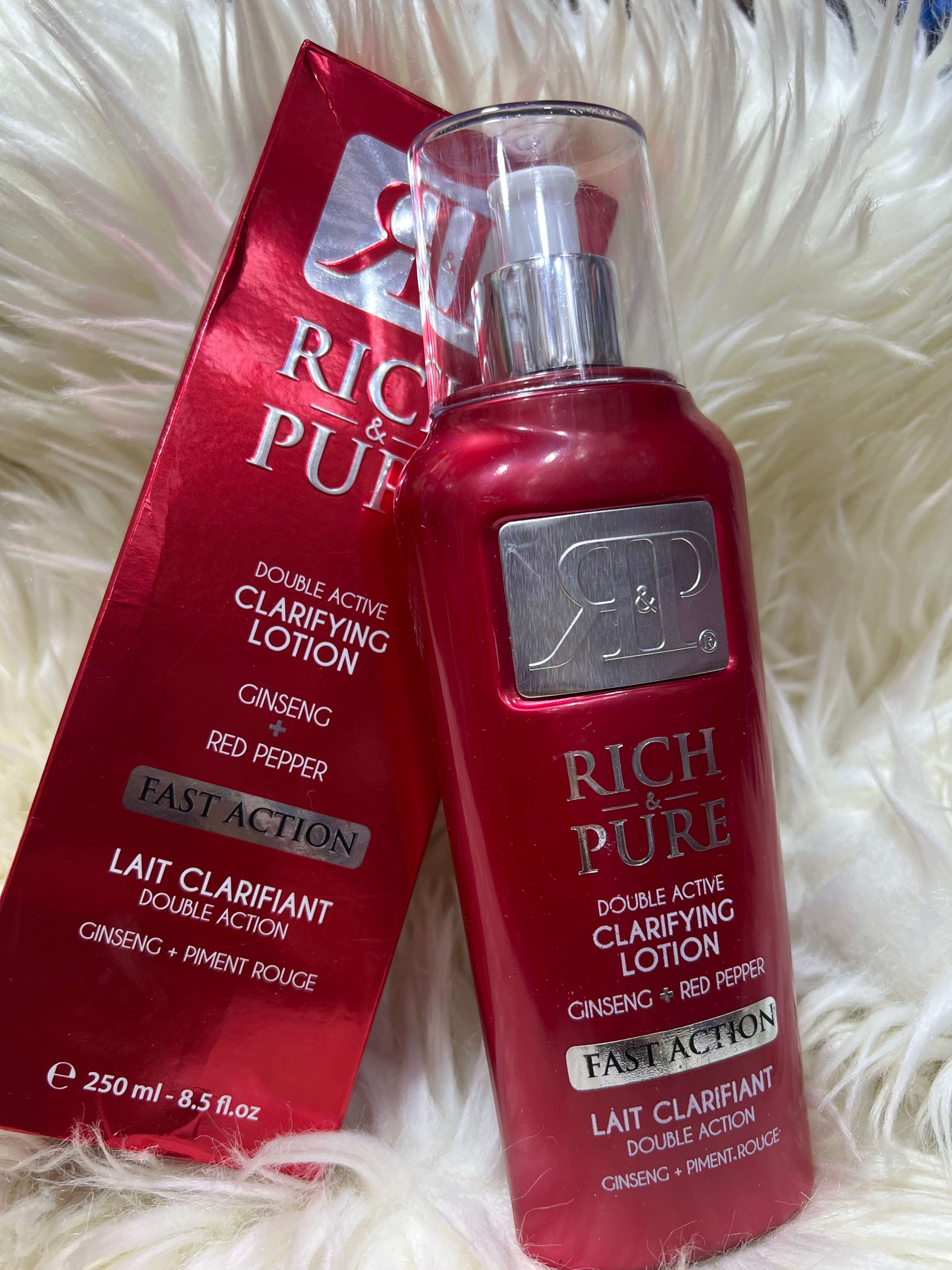 Rich and pure lotion