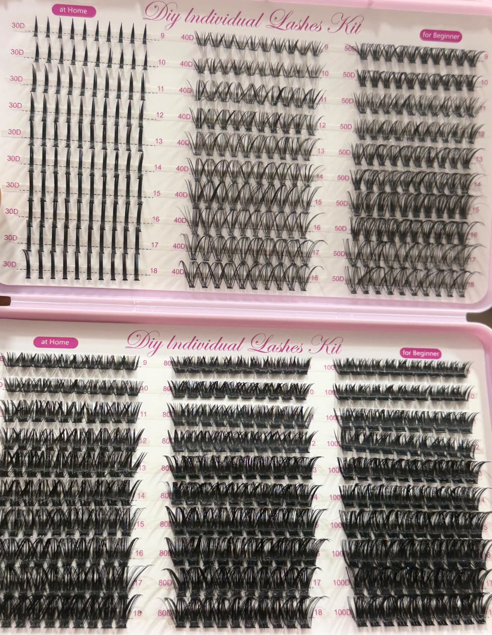 Cluster lash with spikes