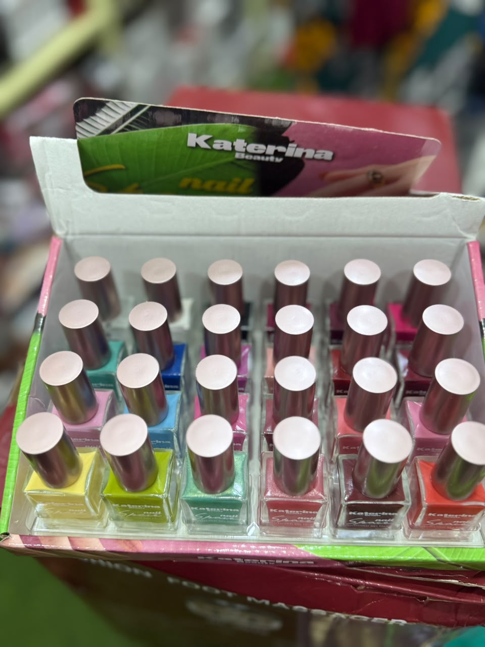 Square bottle normal polish 24pieces
