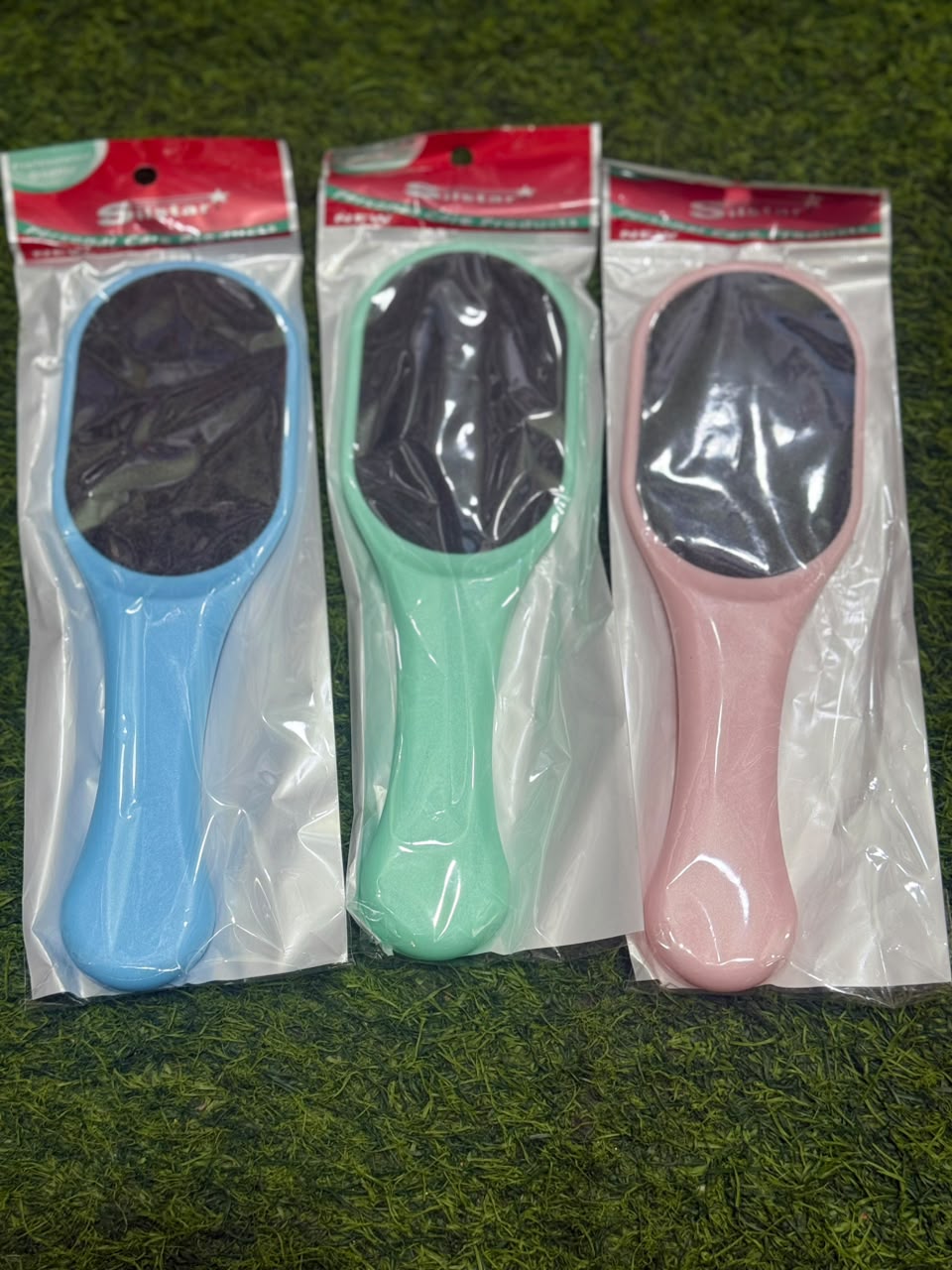 Pedicure foot file plastic